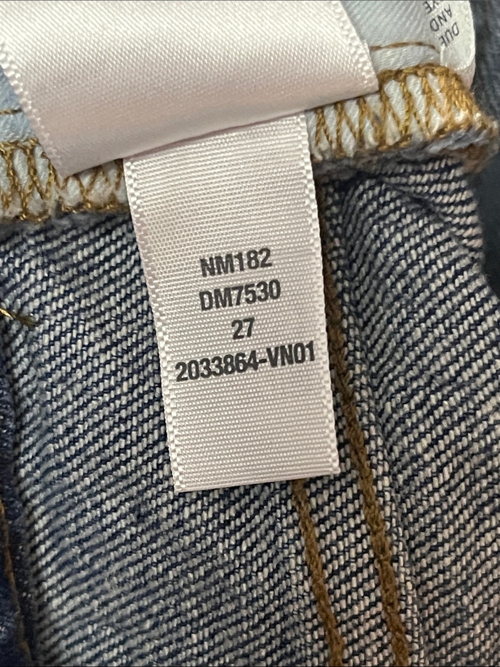 NWOT Madewell The Perfect Vintage Jean 27 High Rise Straight DM7530 - Picture 10 of 10